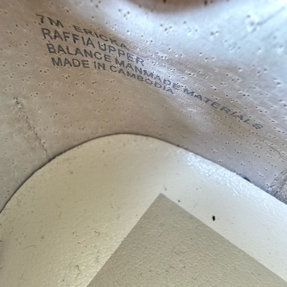 Dolce Vita Ericka Raffia Chunky Shoes Loafers Womens Size‎ 7 Tan Office Casual - Picture 8 of 9